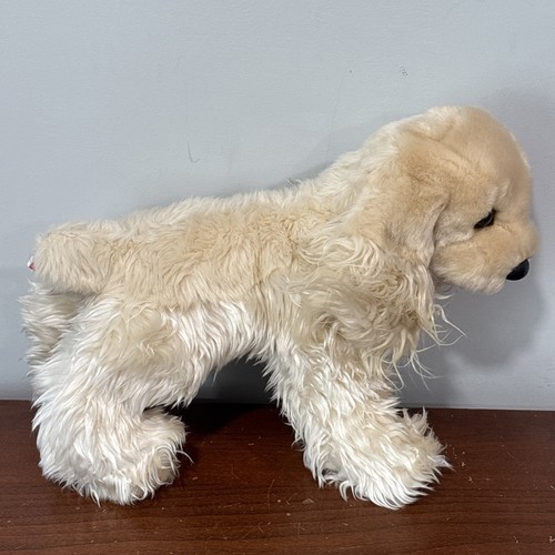 Peluche cane douglas - douglas, bianco