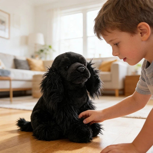 Peluche cane realistico